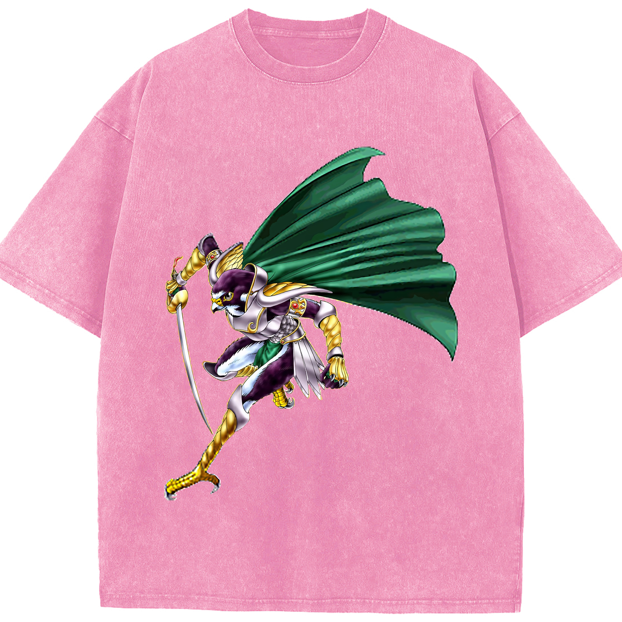 （画像用） 遊☆戯☆王 Yu-Gi-Oh! 綿100% ヴィンテージ風 半袖Tシャツ（フロントプリント）